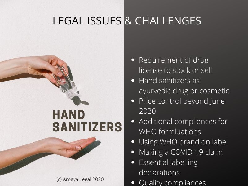Alcohol Based Hand Rubs India Legal Requirements Issues