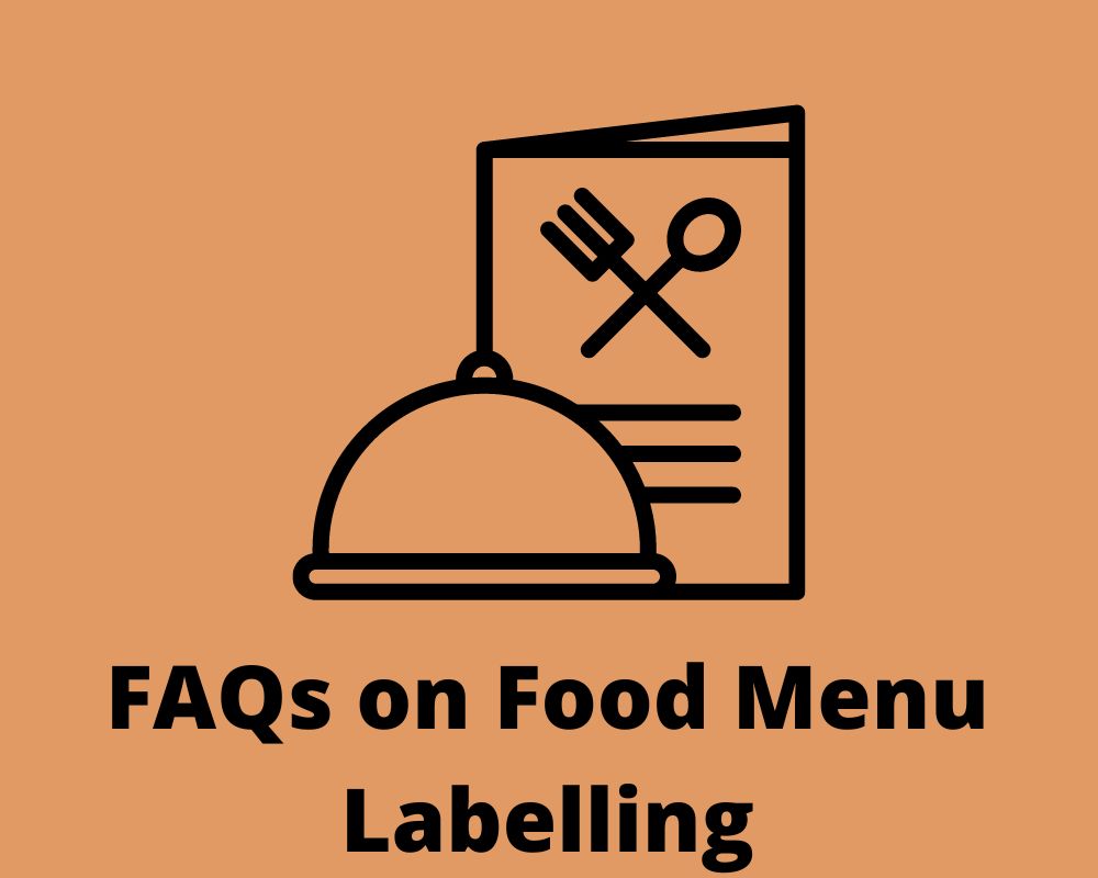 FAQs on Food menu labelling